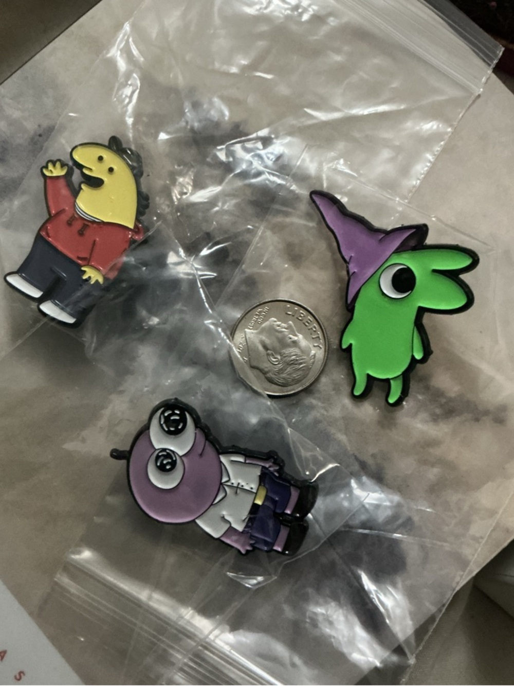 Smiling Friends Enamel Pin Set 3 Pins